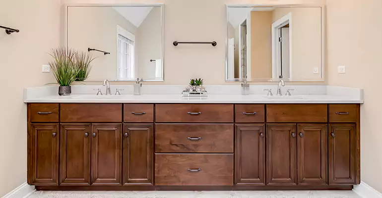 Bathroom Cabinet Renovation in South Bend